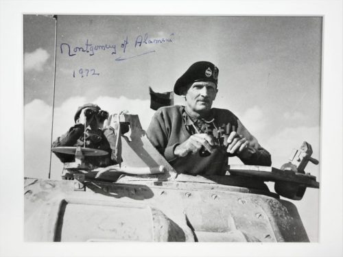 Signed Montgomery of Alamein Photo
