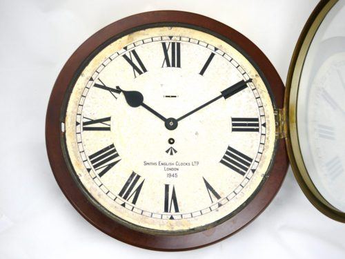 Smiths Army White Dial Clock