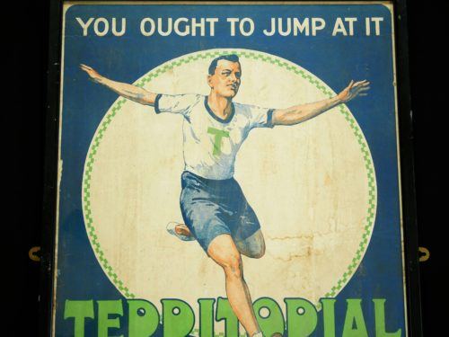 You Ought To Jump At It Territorial Army Poster