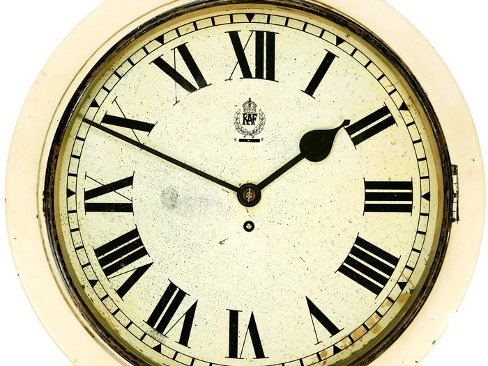 RAF Smiths White Dial Clock Available For Sale | Rare & Original RAF ...
