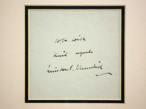 Winston Churchill Autograph
